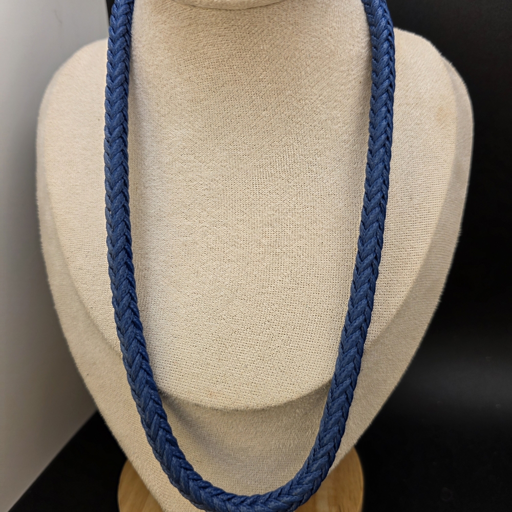 Paparazzi Navy Braided Necklace (2102)